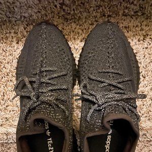 Size 8.5 - adidas Yeezy Boost 350 V2 Black Reflective